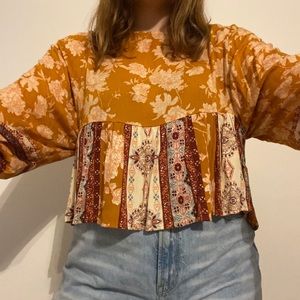 floral flowy top